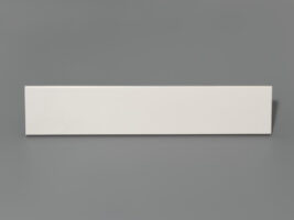 Białe płytki cegiełki matowe Absolut Keramika Michigan White Flat 7,5x38