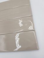 Błyszczące kafelki szarobrązowe - Peronda Harmony Glint Taupe 5x15cm