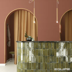 EQUIPE Hanoi Wild Olive 6,5x20 oliwkowe płytki błyszczące