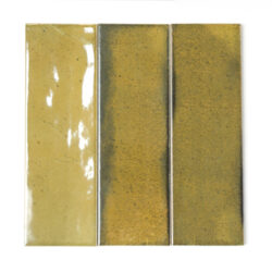 EQUIPE Hanoi Wild Olive 6,5x20 oliwkowe płytki ścienne