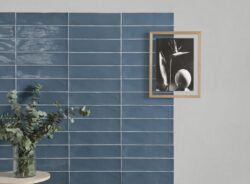 Płytki ścienne, lazurowe - Harmony Poitiers Azure 7,5x30