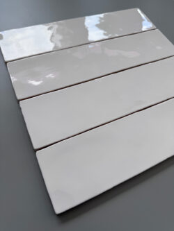 Kafelki białe cegiełki w połysku Absoult Universal White 7,5x30