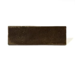 Kafelki cegiełki brązowe retro Natucer Lineage Dark Coffee 6.5x20. Postarzane z błyszczącą powierzchnią.
