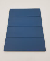 Harmony Glint Blue Matt 5x15 - Kafelki niebieskie. Małe płytki ścienne z matową, lekko nierówną powierzchnią.