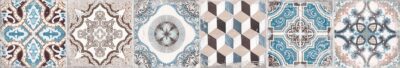 Kafelki patchwork - Absolut Keramika Tuvalu 15x90 cm