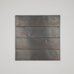 Metaliczne płytki ścienne niebieskie - Marca Corona FUOCO BLU IRON 6x24 cm. Matowe kafelki od włoskiej fabryki Marca Corona imitujące metal - metalizowane.