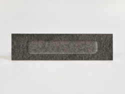 Płytki ceglane szare dekoracyjne 3D MARCA CORONA Fornace Formella Nero Fumo 6X24 J418