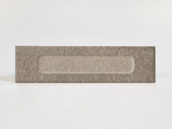 Płytki ceglane szarobeżowe Marca Corona Miniature Fornace Formella Bruno Bistro 6x24 J422. Kafelki 3D na ścianę