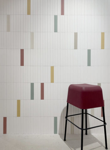 Płytki jak lamele ścienne Harmony Rainbow Cherry 5x25