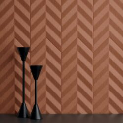 Płytki ścienne, dekoracyjne, kolor gliniany - Harmony Fold Clay 15x38