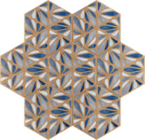 Płytki ścienne, heksagonalne - Marca Corona Terracreta DIPINTO CHAMOTTE 25x21,6 cm
