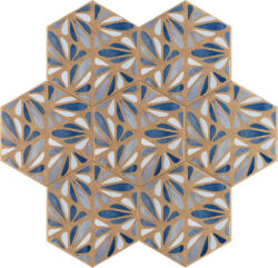 Płytki ścienne, heksagonalne - Marca Corona Terracreta DIPINTO CHAMOTTE 25x21,6 cm