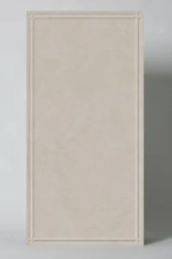 Płytki sztukateria beżowe ścienne Fanal Core Re Crosia Salt 60x120 cm. Kafelki łazienkowe ścienne z tłoczoną ramką