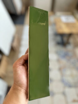 Zielone płytki błyszczące - Harmony Poitiers Green 7,5x30