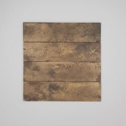 Złote kafelki metaliczne - Marca Corona Fuoco Oro Brunito 6x24 cm. Płytki podłogowo - ścienne w odcieniach złota i brązu,