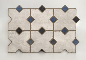 Gres szachownica Bestile Ruanes Grey 40x60