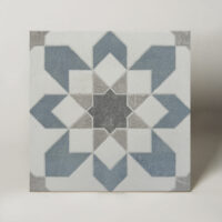 Harmony Doha Blue Flower SP 22,3x22,3 - Płytki wzorzyste, niebieski kwiat