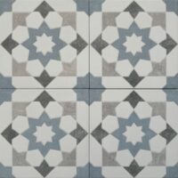 Harmony Doha Blue Star SP 22,3x22,3 - Kafelki z niebieskim wzorem patchwork