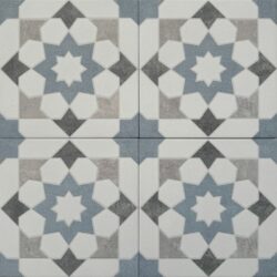 Harmony Doha Blue Star SP 22,3x22,3 - Kafelki z niebieskim wzorem patchwork