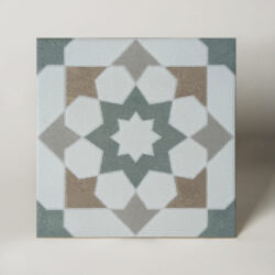 Harmony Doha Green Star SP 22,3x22 - Płytki wzorzyste, zielona gwiazda