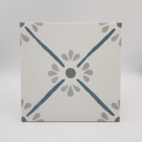 Harmony Provenza Blue Flower 22,3x22,3 - Kafelki z niebieskim motywem kwiatowym