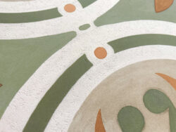 Kafelki retro na podłogę Harmony Amber Green SP 22,3x22,3