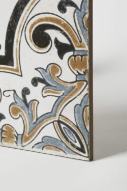 Kafelki vintage - Peronda Harmony Lenos Trieste 22,3 x 22,3 cm. Płytki w starym stylu na podłogę lub ścianę z wielokolorowym wzorem.