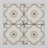 Kafelki wzór marokański - Harmony TANGER SAND FLOWER 12,3x12,3