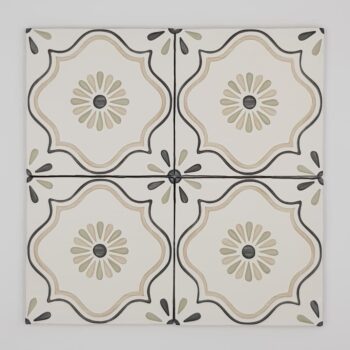 Kafelki wzór marokański - Harmony TANGER SAND FLOWER 12,3x12,3