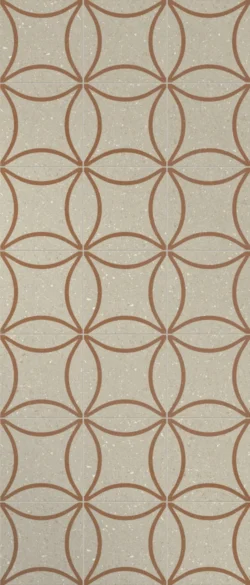 Płytki beżowe ze wzorem, terrazzo, dekoracyjne - włoskie Marca Corona Terrasale ASTRO SABBIA 20x20 K252