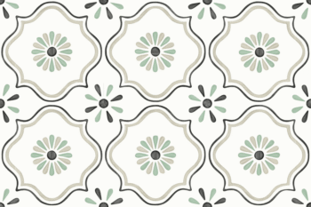 Płytki ceramiczne wzór marokański - Harmony TANGER SAND FLOWER 12,3x12,3