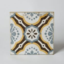 Płytki wzór - Peronda Harmony Lenos Tracia 22,3x22,3 cm. Hiszpańskie płytki ceramiczne w kolorowe wzory w starym stylu do stosowania w salonie lub kuchni