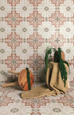 Peronda Fs Paname Bastille 45x45 - vintage płytki na podłodze i ścianie. Kolorowy wzór.