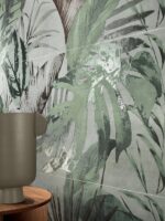 Płytki ścienne z motywem liści Marca Corona Mirabilia Wild Foliage 50x120