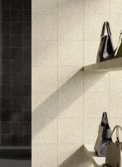 Płytki szarobeżowe ścienne mat lastryko Marca Corona Terrasale Gemma 20x20 K242. Włoskie gresy.