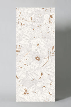 Nowoczesne płytki z motywem roślinnym Marca Corona Mirabilia Coral Jungle 50x120